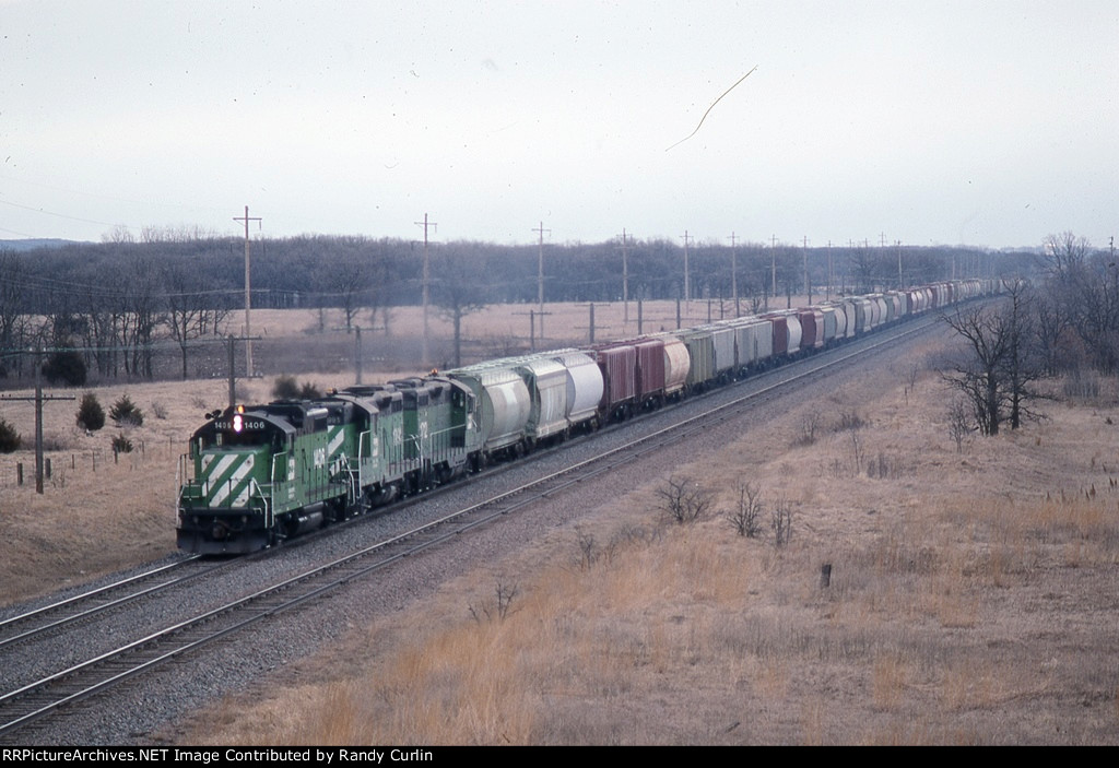 BN 1406 near Elk River